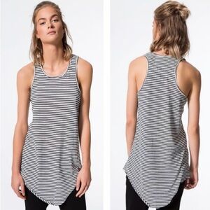 Frank & Eileen Tee Lab Base Layer Striped Tunic Tank Top Size Medium